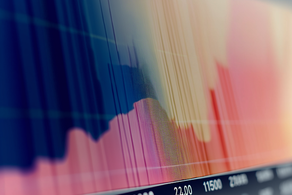 Financial dashboard displaying analytics and performance metrics